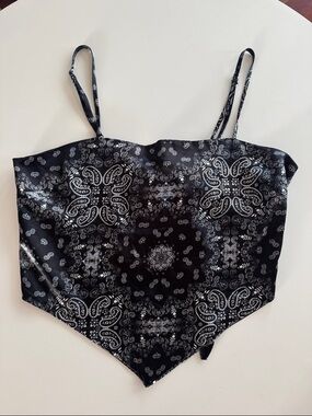 rue21 bandana print tank top